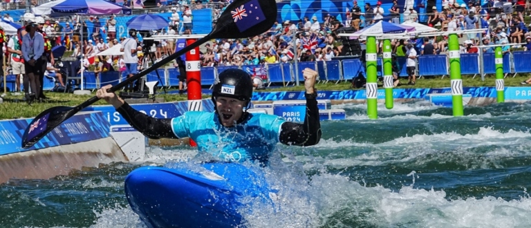 Finn Butcher kayak cross Paris 2024 Olympics gold