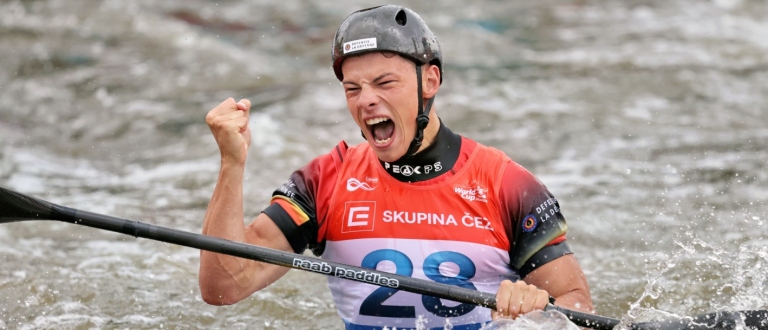 Gabriel De Coster kayak slalom Prague 2025