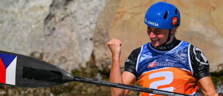 Gabriela Satkova Ivrea 2024 canoe slalom Czechia