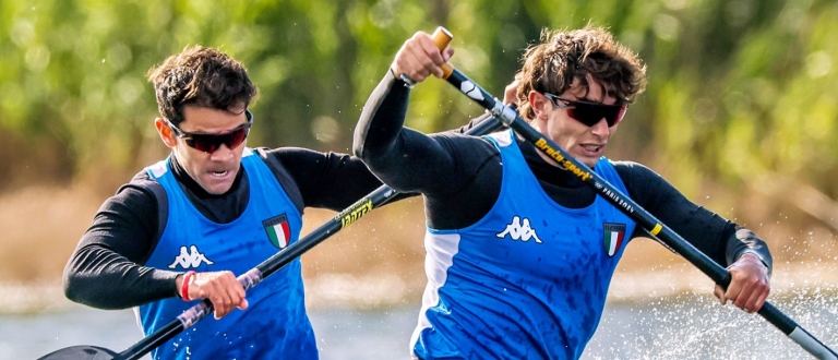 Gabriele Casadei and Carlo Tacchini canoe sprint poznan 2025