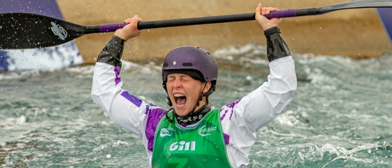 GB Kimberley Woods kayak cross Lee Valley 2023