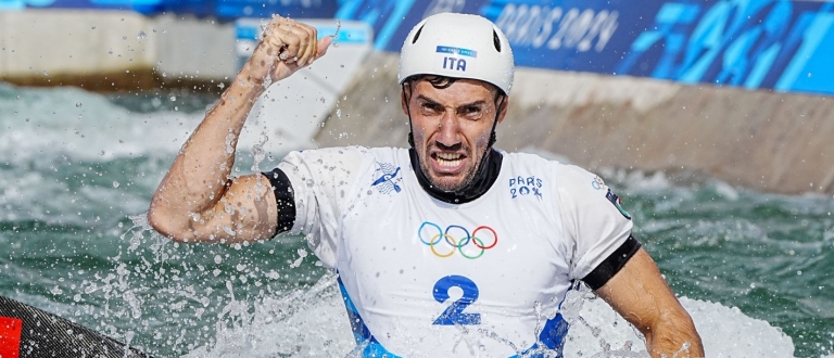 Giovanni de Gennaro kayak slalom Olympics Paris 2024