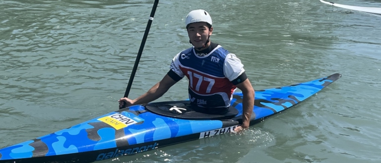 China's Hejie Zhang scripted kayak cross history in La Seu
