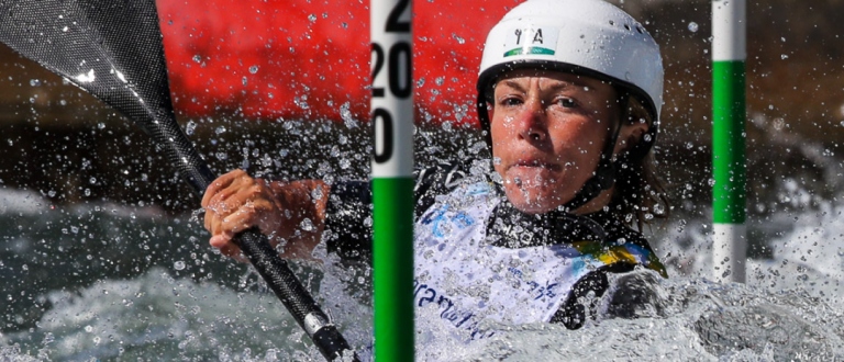 Italy Stefanie Horn Augsburg slalom 2022