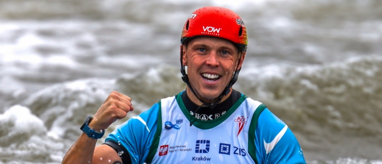 Joe Clarke 2024 krakow men k1 kayak slalom