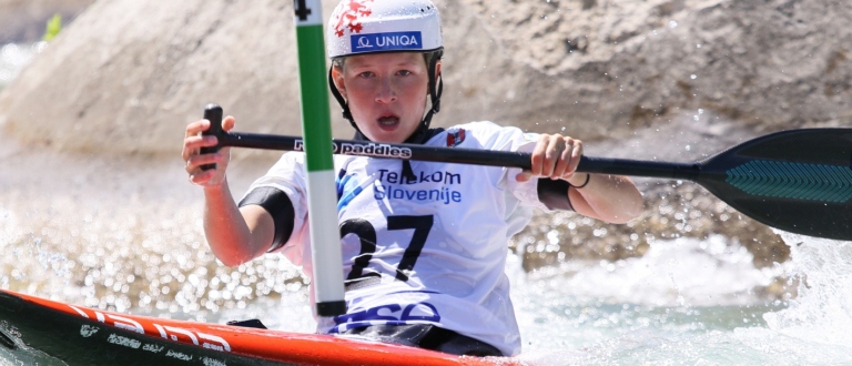 Czech Republic Klara Kneblova junior canoe Tacen 2021