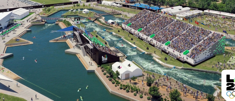 LA28 Whitewater Center Oklahoma City Canoe Slalom Olympic Games