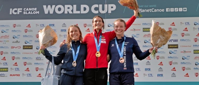 Ricarda Funk cruised to the women's K1 gold medal