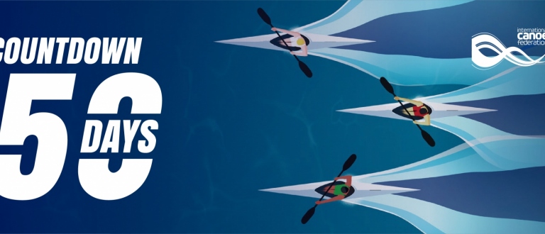 Milan 2025 50 day countdown Canoe Sprint Paracanoe header
