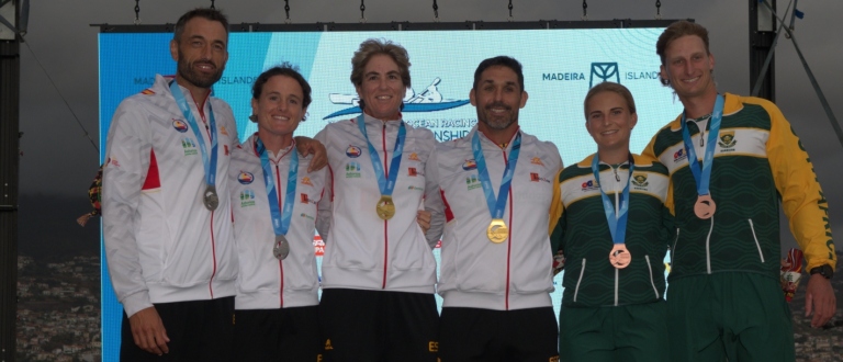 Mixed senior SS2 Madeira canoe ocean racing 2024