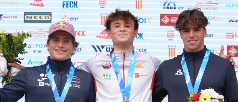 Oier Diaz Spain canoe slalom junior Foix 2025