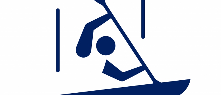 Tokyo 2020 canoe slalom pictogram