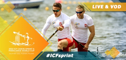2022 ICF Canoe Kayak Sprint & Paracanoe World Cup 2 Poznan Poland Live TV Coverage Video Streaming