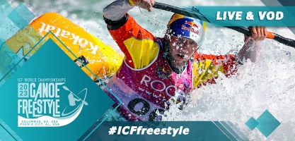 2023 ICF Canoe Freestyle World Championships Columbus Georgia USA Live TV Coverage Video Streaming