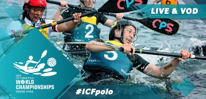 2024 ICF Canoe Kayak Polo World Championships Deqing Huzhou China Live TV Coverage Video Streaming