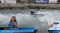 Antonie Galuskova / Kayak Semi-final / 2024 ICF Canoe Slalom World Cup Ivrea Italy
