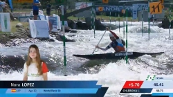 Nora Lopez, Spain / U23 Semi-Final  2024 ICF Canoe-Kayak Slalom Junior & U23 World Championships