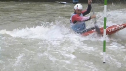 Thomas Koechlin, Switzerland, Canoe Slalom, Semi Finals / 2024 ICF Canoe Slalom World Cup Augsburg