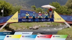 Women's Kayak Cross  Quarter Final 2 / 2025 ICF Canoe-Kayak Slalom World Cup La Seu d'Urgell Spain