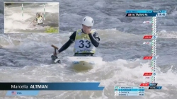 Marcella Altman USA Women Canoe Slalom Heats / 2025 ICF Canoe-Kayak Slalom World Cup La Seu d'Urgell