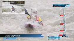 Chiara Sabattini - Italy - Women's Kayak Heats / 2025 ICF Canoe Slalom World Cup La Seu Spain