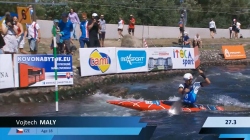 Vojtech Maly Czechia U23 Semi-Final 2024 ICF Canoe-Kayak Slalom Junior & U23 World Championships