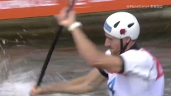 Giovanni De Gennaro Italy Semi-final / 2023 ICF Canoe-Kayak Slalom World Cup Prague Czech Republic