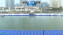France vs Belgium Men Group MP / 2024 ICF Canoe-Kayak Polo World Championships Deqing China