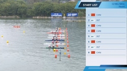 C2 Mixed 500m Heat 4 / 2024 ICF Hangzhou Super Cup China
