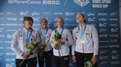 Spain women's K4 / 2025 ICF Canoe-Kayak Sprint World Cup Szeged Hungary