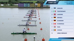 C1 Men's 1000m Semi Final 2 / 2024 Canoe-Kayak Sprint European Paris Olympic Qualifier Szeged