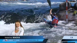 Katerina Bekova Czechia U23 Final 2024 ICF Canoe-Kayak Slalom Junior & U23 World Championships