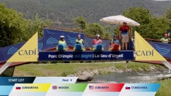 Women's Kayak Cross Heat 4 / 2025 ICF Canoe-Kayak Slalom World Cup La Seu d'Urgell Spain