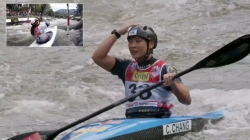 Chu-Han Chang TPE Women's Kayak Heats / 2025 ICF Canoe Slalom World Cup La Seu Spain