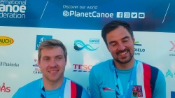 Czech C2 wildwater world champions Ondrej Rolenc and Daniel Suchanek