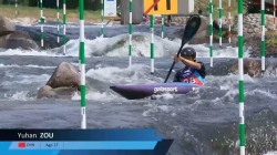Yuhan Zou, China / U23 Semi-Final 2024 ICF Canoe-Kayak Slalom Junior & U23 World Championships