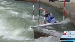 Viktoriia Us Ukraine Semi-Final / 2023 ICF Canoe-Kayak Slalom World Cup Augsburg Germany
