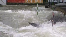 Dariusz Popiela, Poland - Men's Kayak Semi-Final / 2024 ICF Canoe Slalom World Cup Augsburg Germany