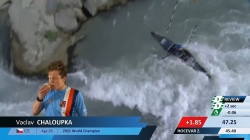 Vaclav Chaloupka, Czechia - Men's Canoe Semi-Final / 2024 ICF Canoe Slalom World Cup Ivrea Italy