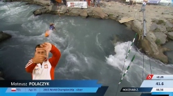 Mateusz Polacsyk / Kayak Semi-Final / 2024 ICF Canoe Slalom World Cup Ivrea Italy
