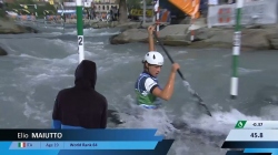 Elio Maiutto, Italy - Men's Canoe Semi-Final / 2024 ICF Canoe Slalom World Cup Ivrea Italy