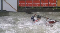 Christopher Bowers, GB - Men's Kayak Semi-Final / 2024 ICF Canoe Slalom World Cup Augsburg Germany
