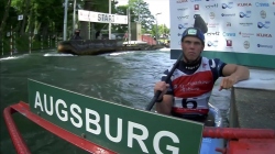 Joseph Clarke Great Britain Final / 2023 ICF Canoe-Kayak Slalom World Cup Augsburg Germany