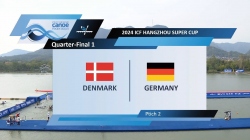 Denmark vs Germany Women's Polo Quarter Final 1 / 2024 ICF Hangzhou Super Cup China