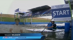 Vincent Delahaye, France, Kayak Slalom, Semifinals / 2024 ICF Canoe Slalom World Cup Krakow Poland