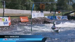 Klara Kneblova, Czech, U23 Semi Final / 2024 ICF Canoe-Kayak Slalom Junior & U23 World Championships