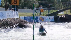 Alex Goni Spain U23 Semi-Final 2024 ICF Canoe-Kayak Slalom Junior & U23 World Championships