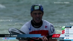 Joseph Clarke Great Britain Semi-Final / 2023 ICF Canoe-Kayak Slalom World Cup Augsburg Germany
