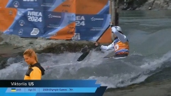 Viktoriia US / Canoe Final 2024 ICF Canoe Slalom World Cup Ivrea Italy