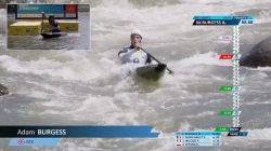 Adam Burgess GBR Men's Canoe Heats / 2025 ICF Canoe-Kayak Slalom World Cup La Seu d'Urgell Spain